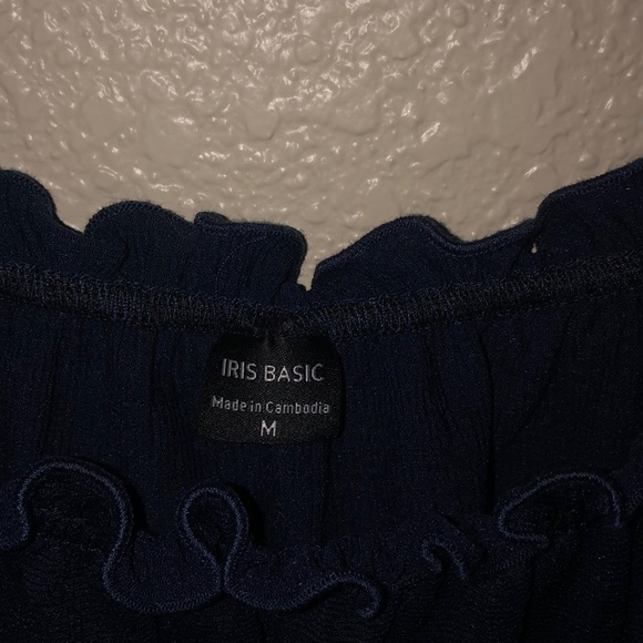 Dark navy blue top - Picture 5 of 5